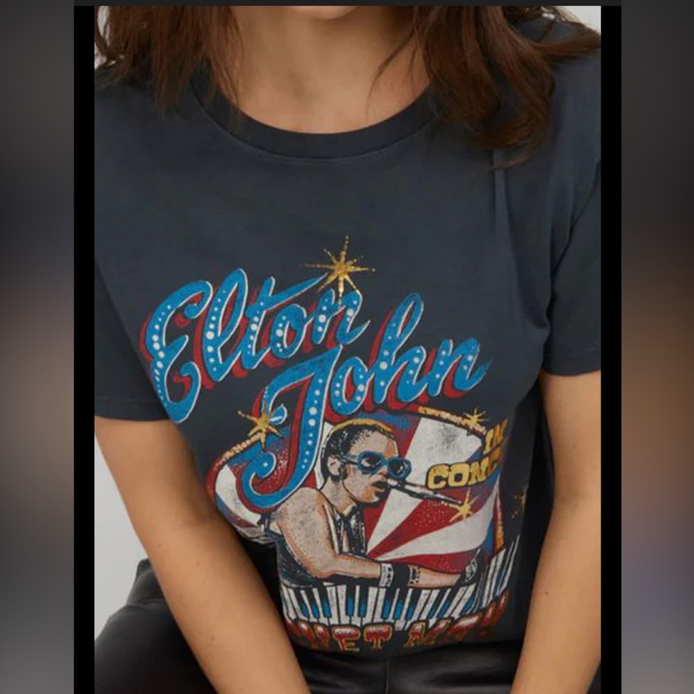 Elton John Rocket Man Boyfriend Tee DAYDREAMER